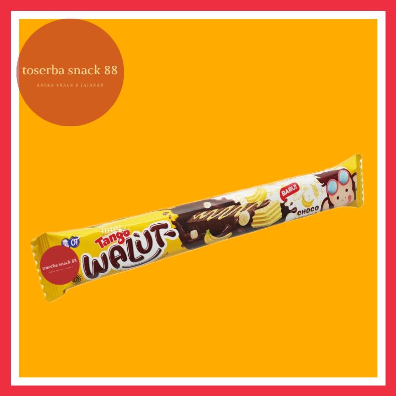 

TANGO WALUT/Wafer Chocolate Bersalut Pisang/Choco (18 gram)