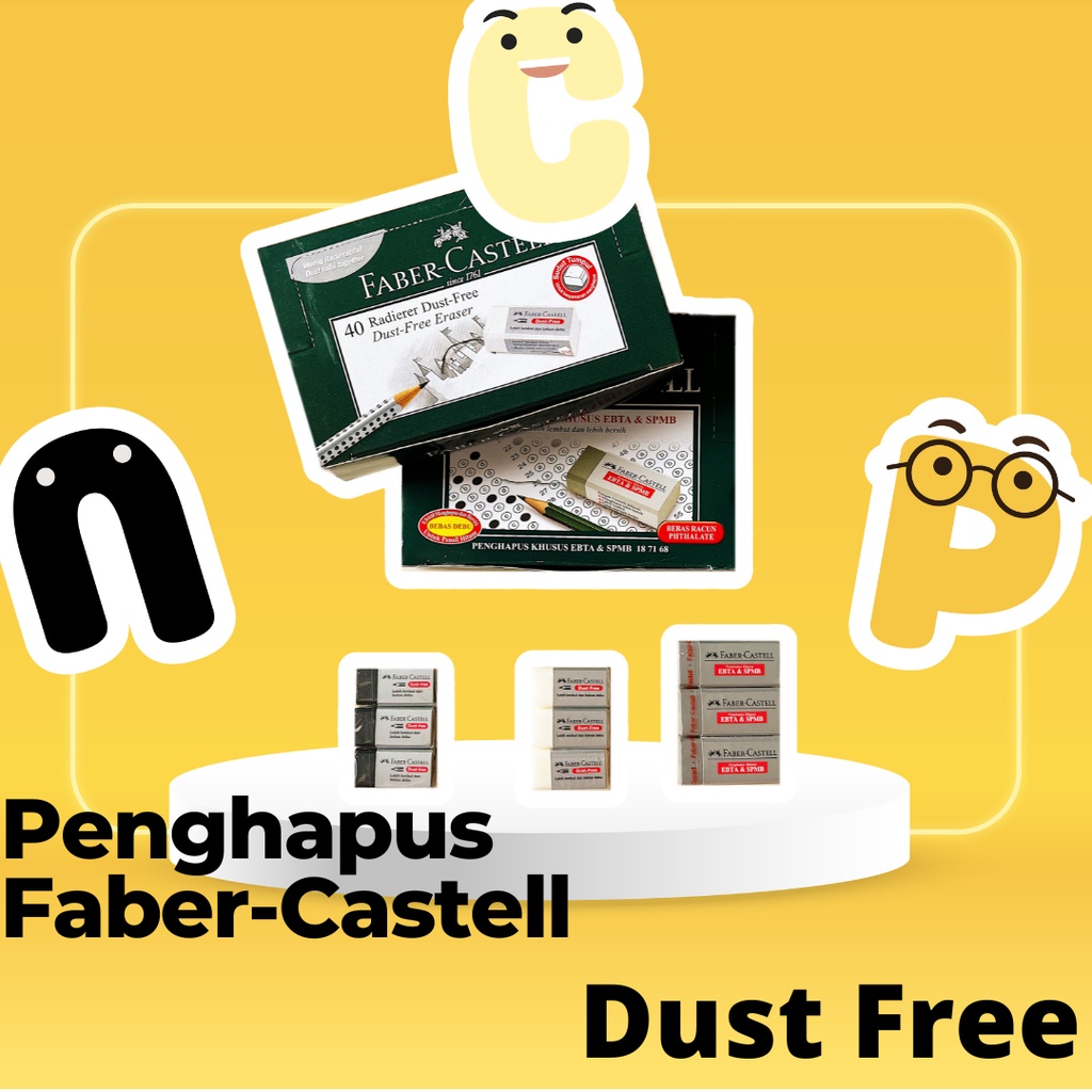 

Penghapus Faber Castell Dust Free