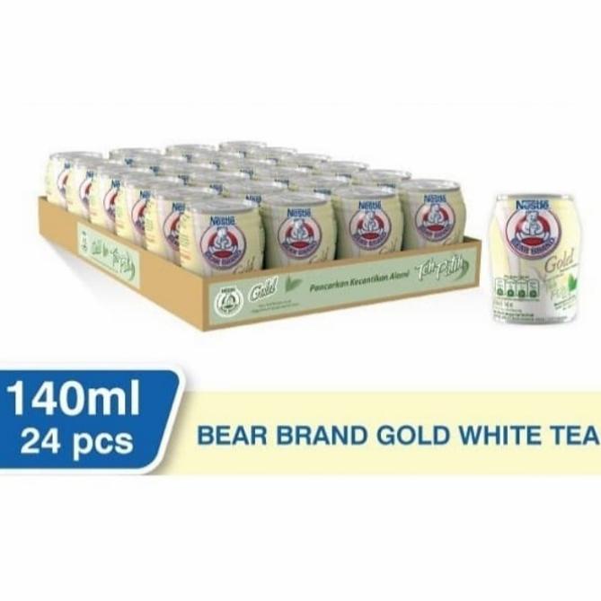 

[COD] Bear Brand Gold White Tea 140ml 1 karton [COD]