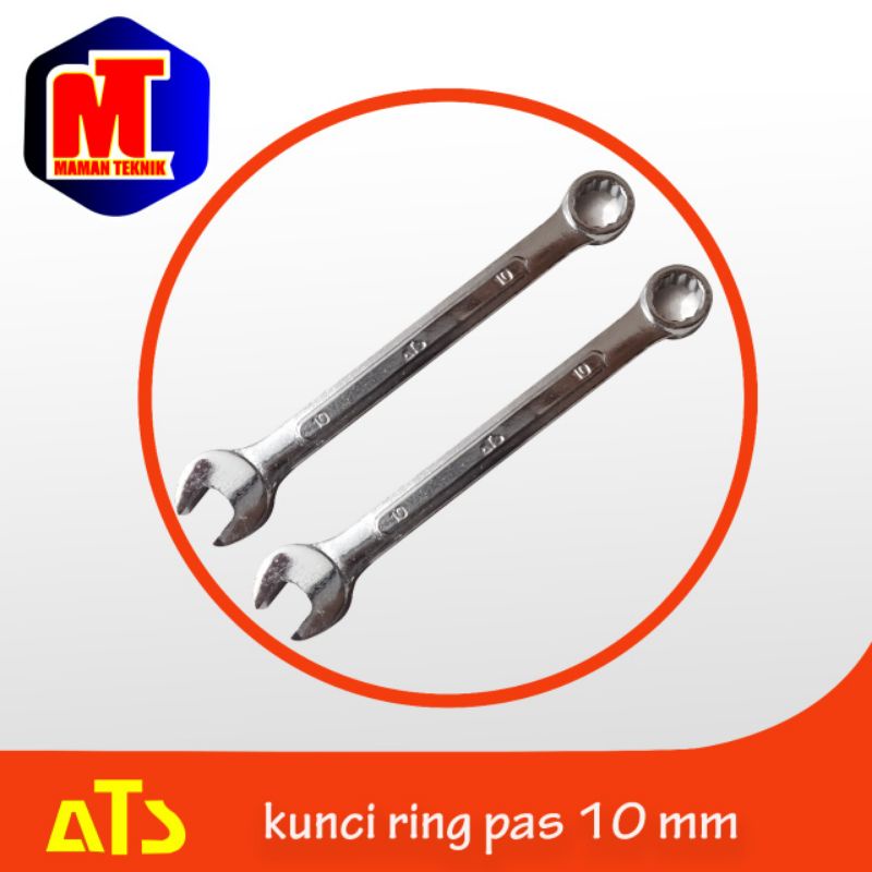 ATS kunci ring pas 10 mm