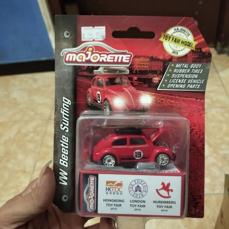 majorette vw beetle surfing