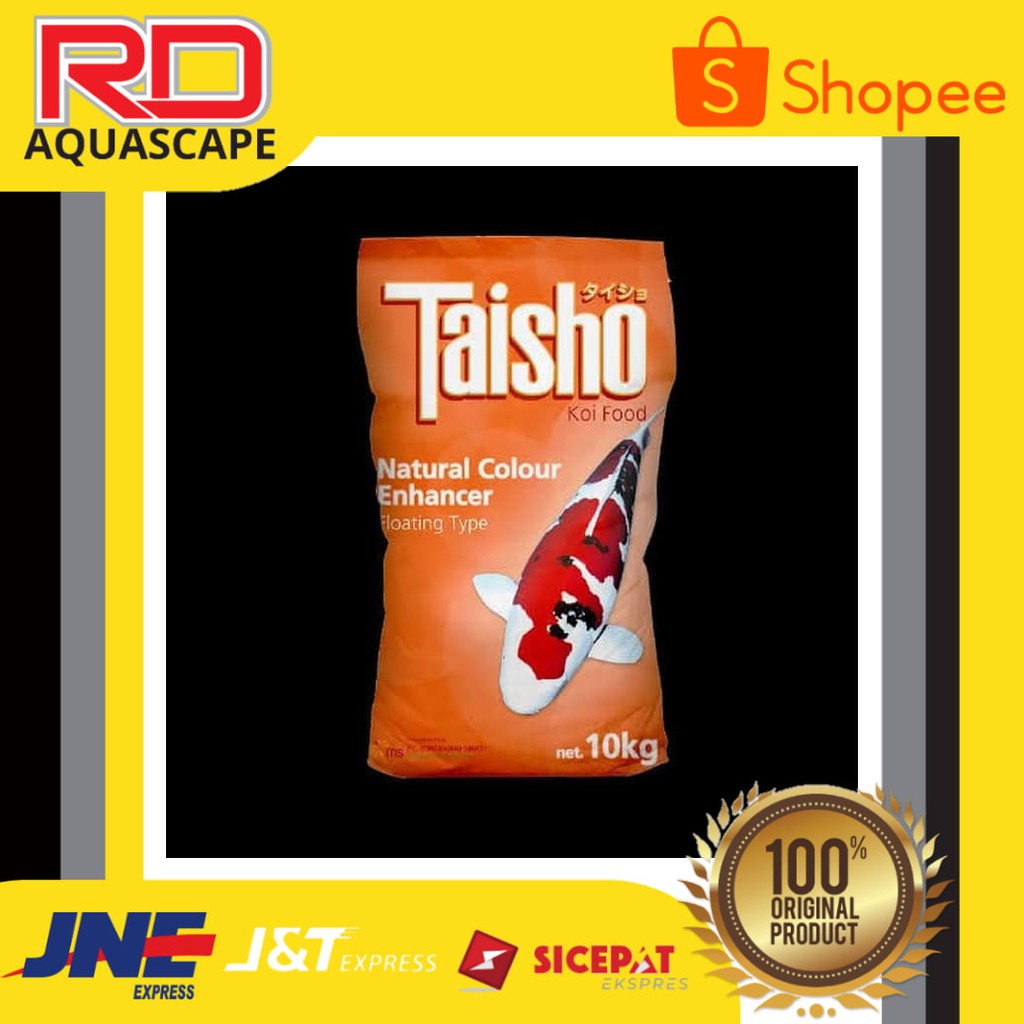 

TAISHO 5mm BUTIRAN MERAH 10kg / MAKANAN KOI SUPER / PAKAN IKAN ORIGINAL-GARANSI