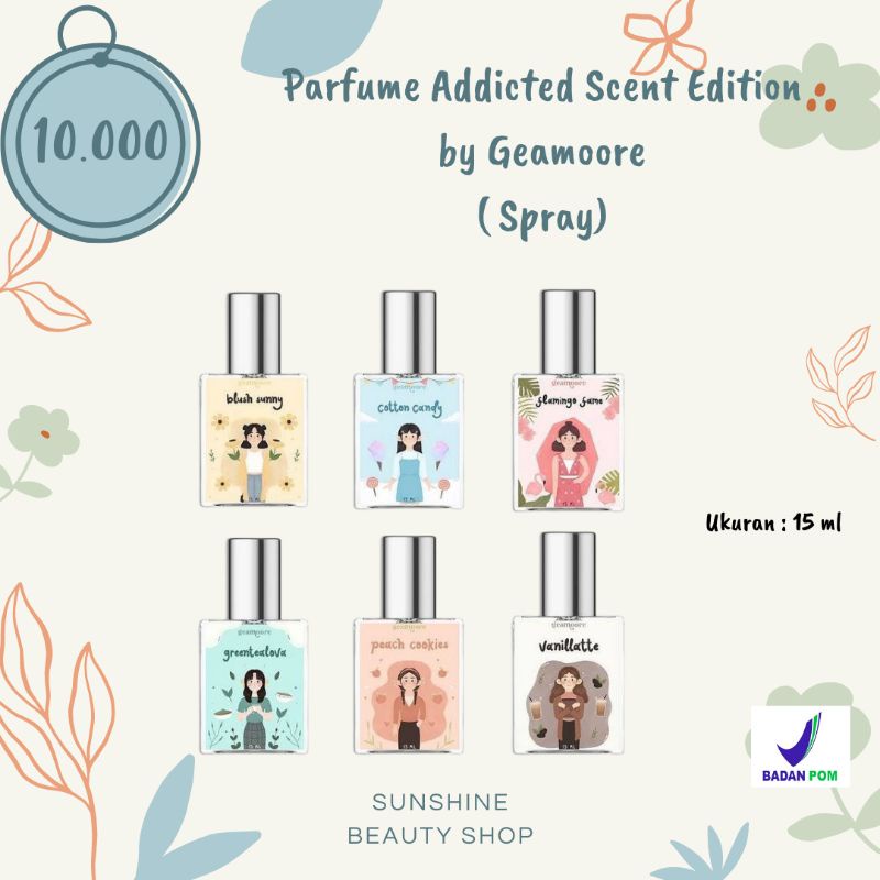 Parfume Geamoore Spray 15ml - Addicted Scent Edition