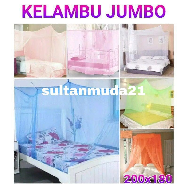 KELAMBU 180X200 / KELAMBU JUMBO