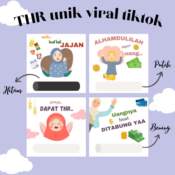 

THR AMPLOP LEBARAN UNIK VIRAL TEMA KARTUN MURAH