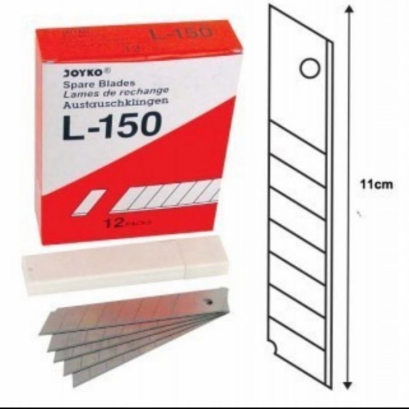 refill cutter tube joyko L-150 untuk cutter besar joyko L-500 isi 5 pcs