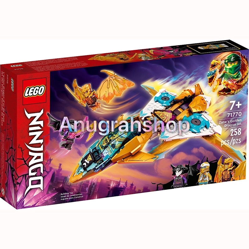 LEGO 71770 NINJAGO Zane Golden Dragon Jet
