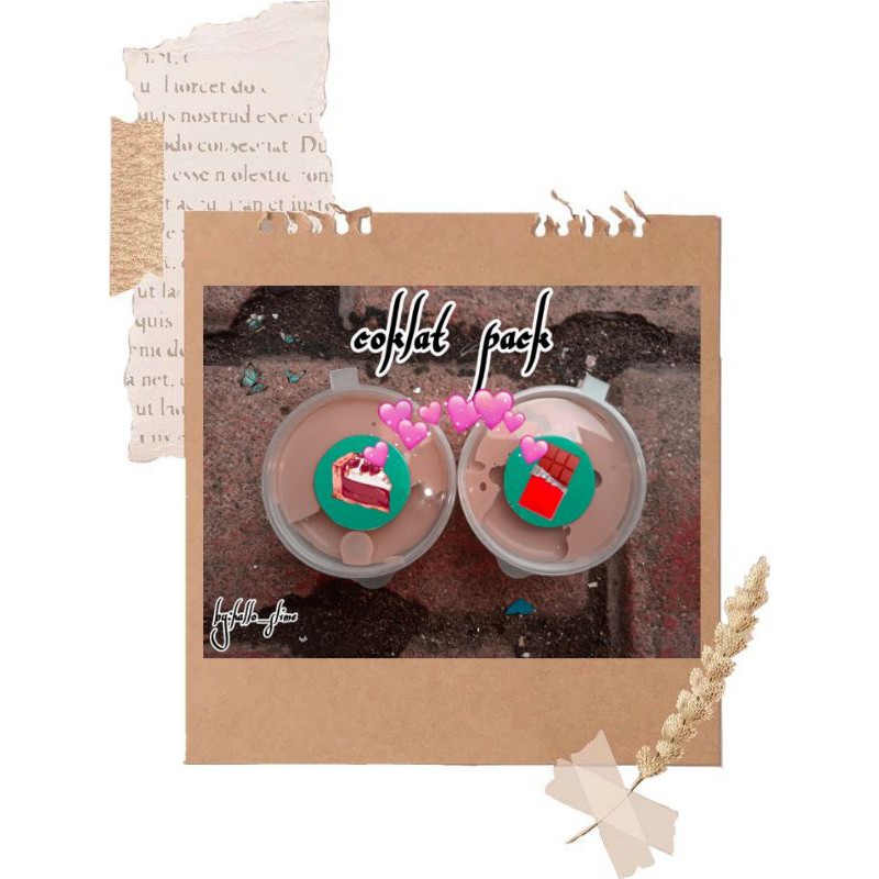 

slime coklat pack