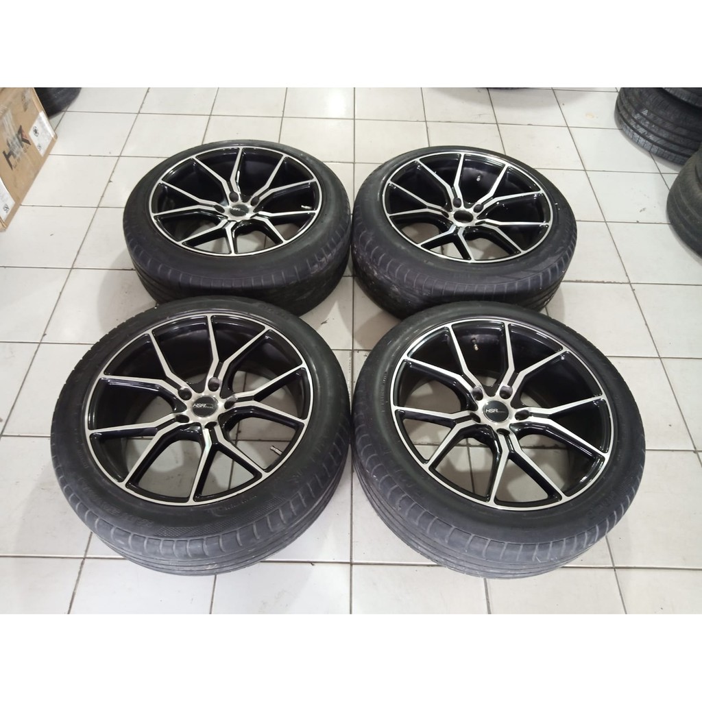 Velg Second Hsr Voodoo R18 Pcd 5x114,3 Black Polish