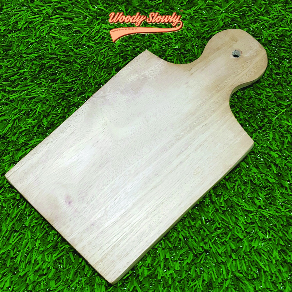 Talenan/Tatakan/Wooden Cutting Board Polos - Kayu Jati Natural