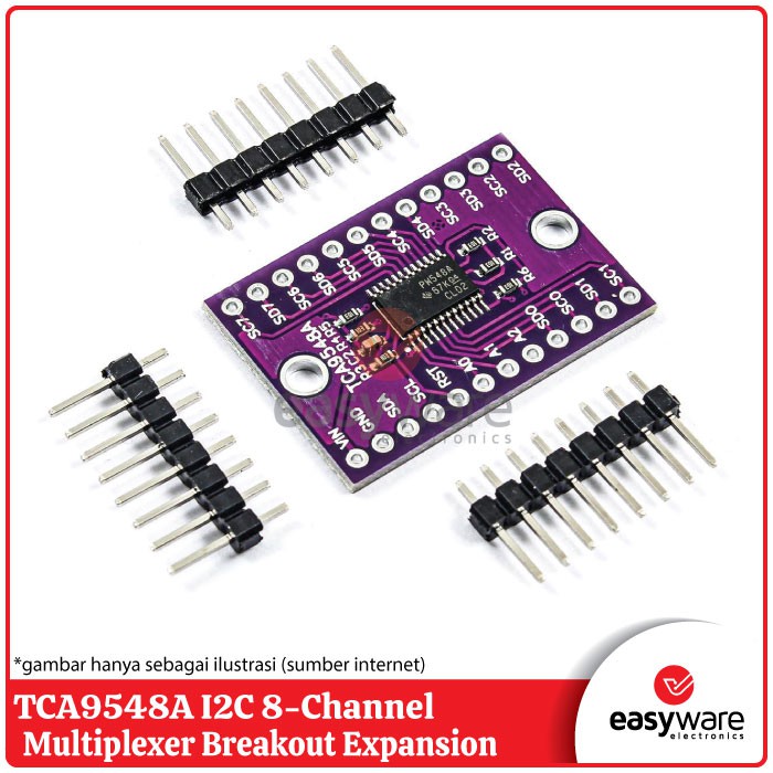 TCA9548A I2C Multiplexer 1 to 8 Breakout Board