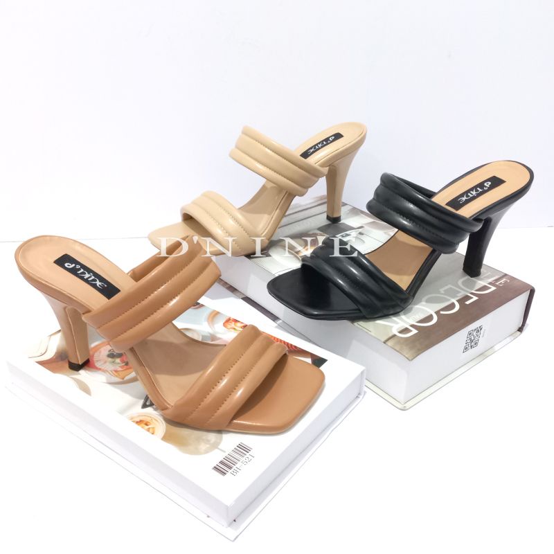 JOYYA Sandal Wanita Heels double strap busa YY 01