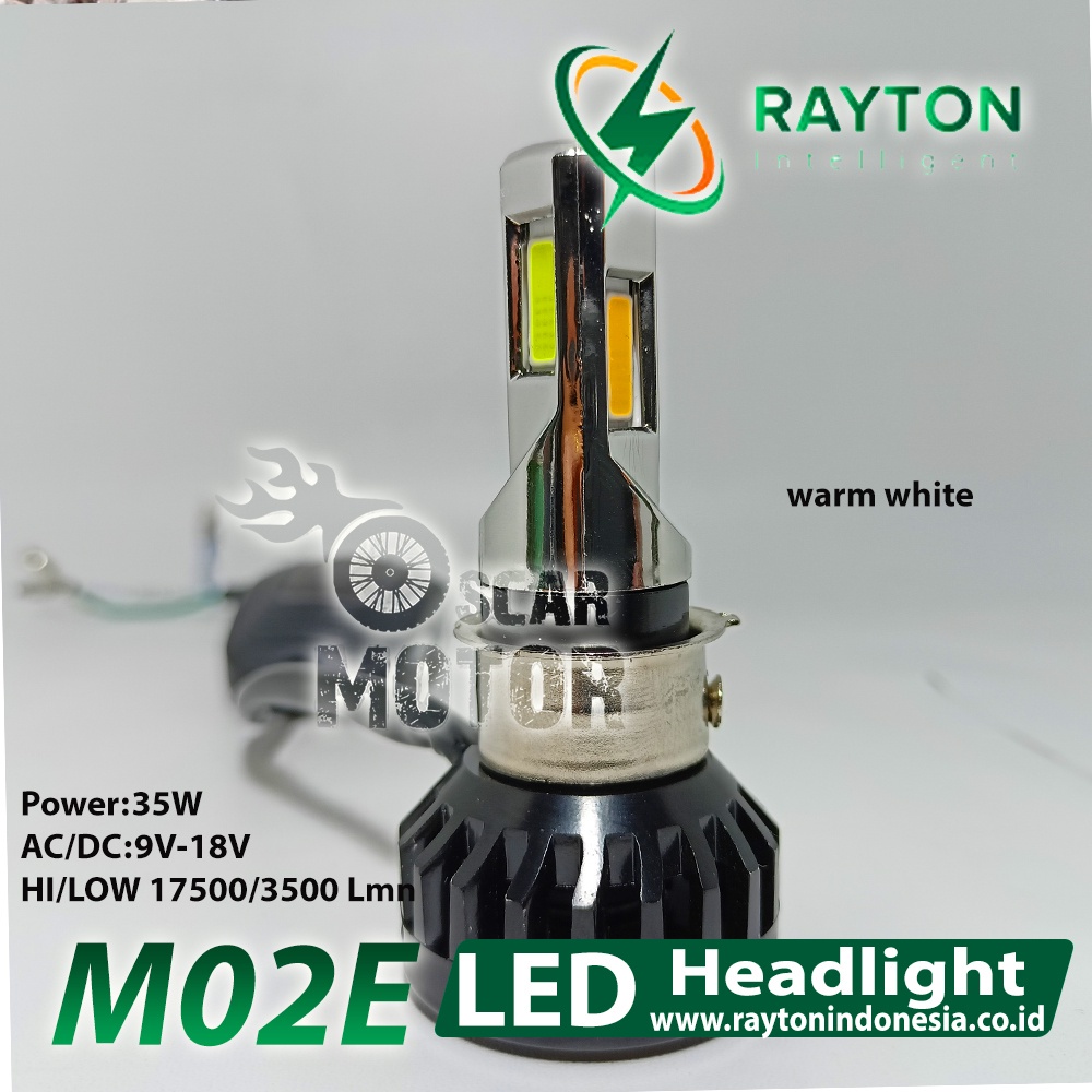 RTD LED LAMPU UTAMA HANDLAMP LED RTD M02E 6 SISI ORIGINAL motor motor