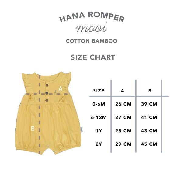 MOOI HANA ROMPER ROMPER BAYI JUMPSUIT FASHION ANAK BAYI PEREMPUAN 0-24 BULAN-6