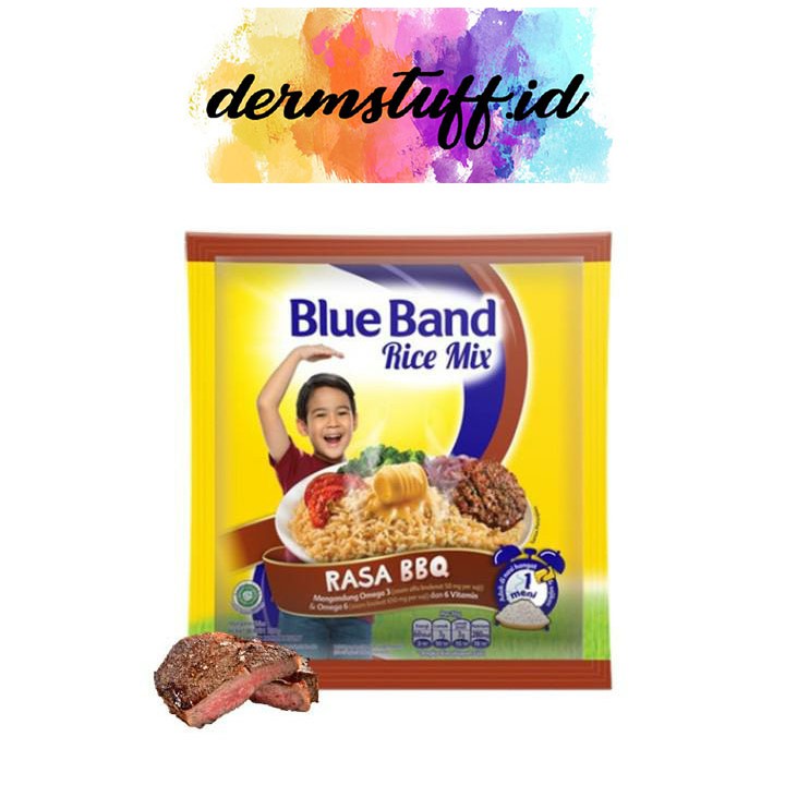 Mentega Blue Band Rice Mix Rasa Ayam/BBQ 200gr