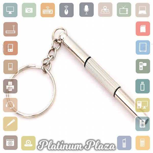 VENSTPOW Gantungan Kunci Obeng Plus Minus - V001 - Silver`CIJI9Q-