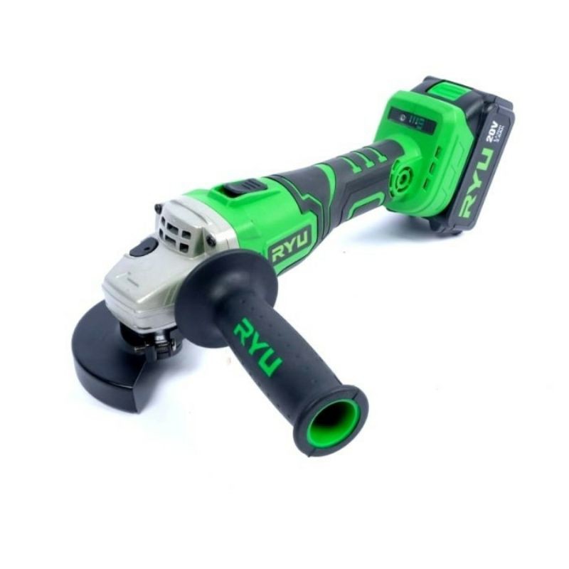 RYU Mesin Gerinda Tangan Baterai RCG20V Cordless Angel Grinder 20V Ryu