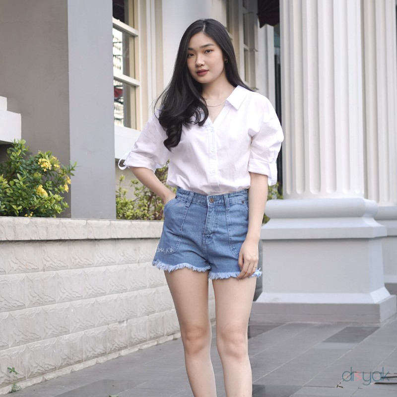 DISYAK - Hotpants Jeans Pocket Light Blue 1021-2021