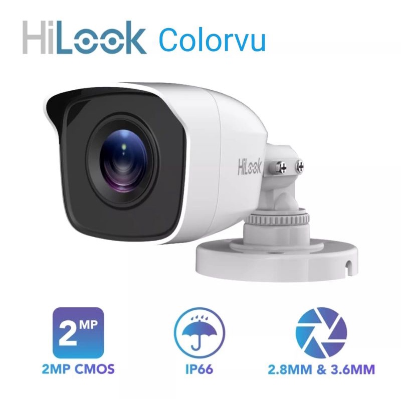 Camera cctv indoor hilook colorvu full color 2mp 1080p full hd cctv night vision