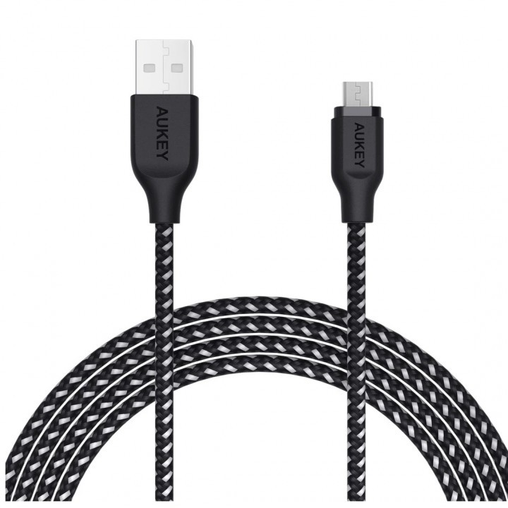 834 AUKEY CB-AM2 - USB-A To Micro USB Braided Cable - 2M