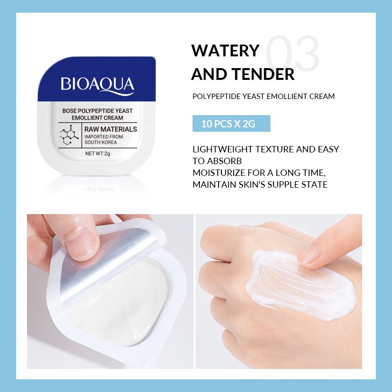 ★ BB ★  BIOAQUA Bose Polypeptide Yeast Emollient Case - BIO AQUA【BPOM】