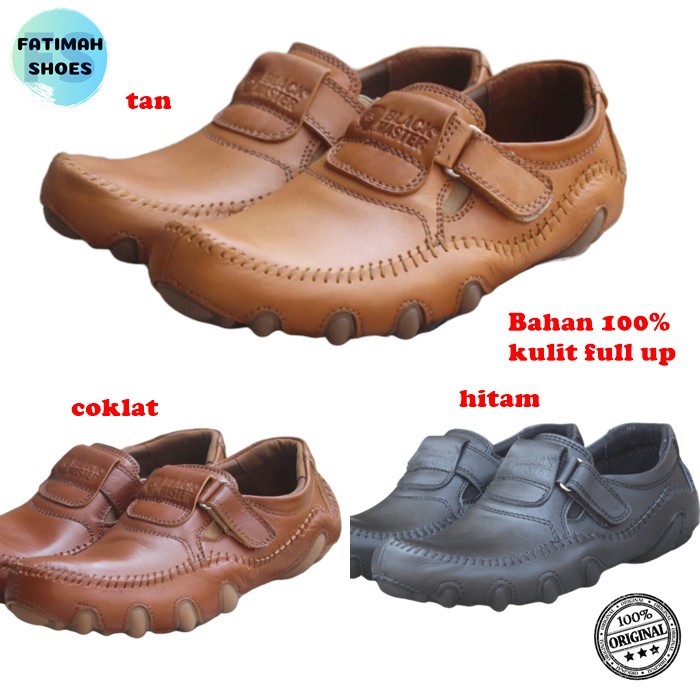 Sepatu Pria Slip On Bahan Kulit Asli Buffon Original Handmade Sepatu Slip Pria Murah