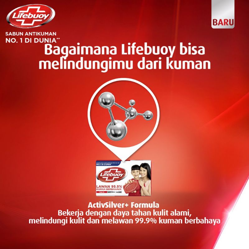 Lifebuoy Antibacterial Body Wash Total 10 825 ml 825ml Pouch