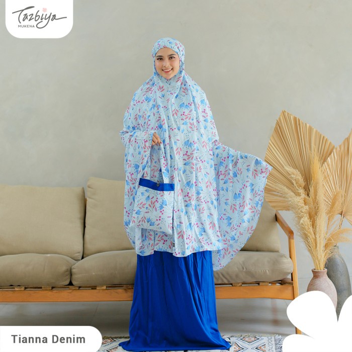 

MUKENA TAZBIYA KOMBINASI TIANNA SERIES ALLSIZE - DENIM