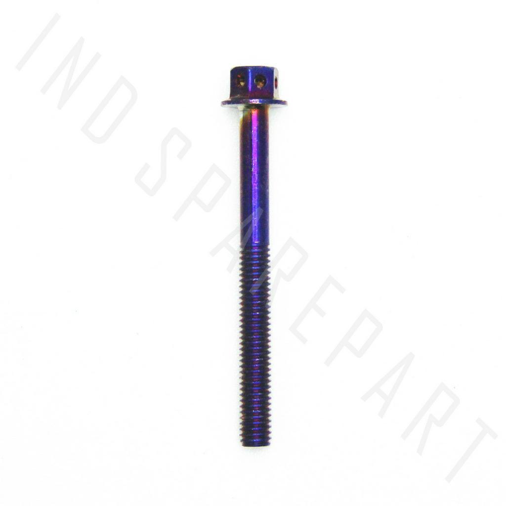 Baut-Baud Probolt-Pro Bolt Flower Biru-Blue M6x60-6x60-6 x 60-M6 Kunci 8-K8