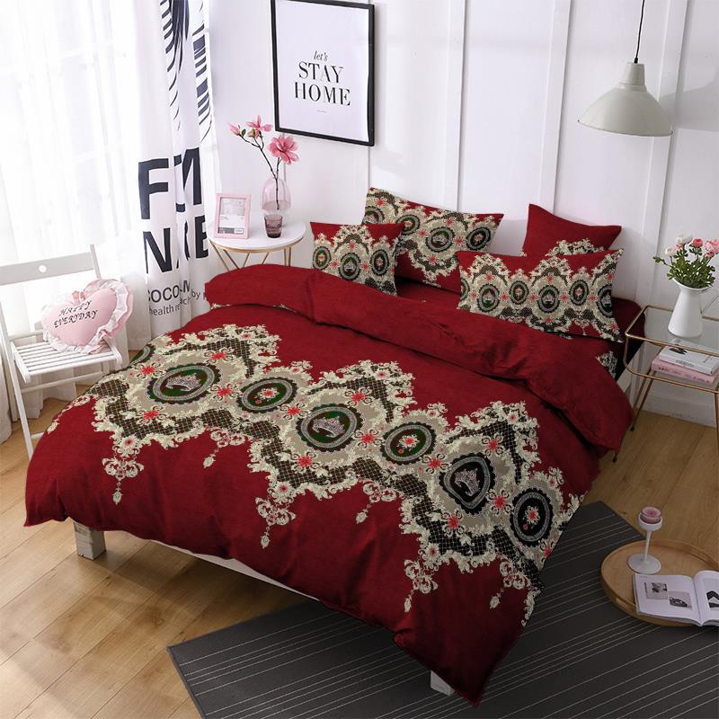 Sprei motif elisabeth merah