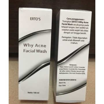 [ORI] Why Acne Facial Wash | Sabun Pembersih Muka untuk Wajah Berjerawat Ampuh dalam 14 Hari