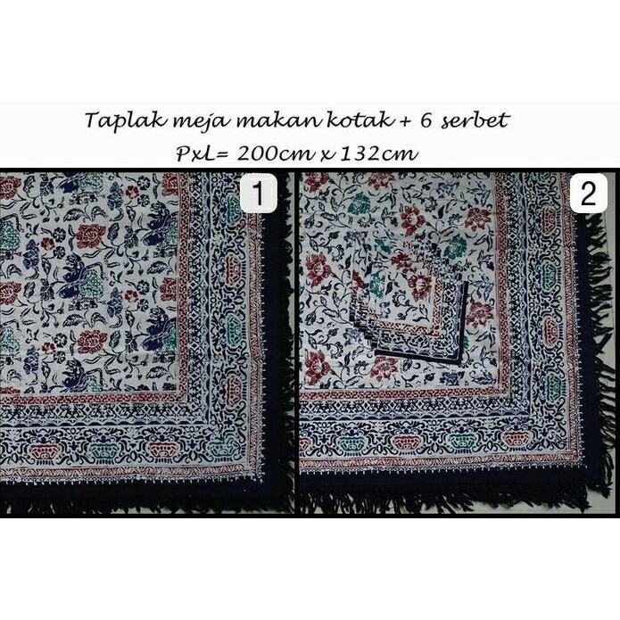 Taplak Meja Makan - Taplak Meja Makan/Taplak Meja Makan Batik