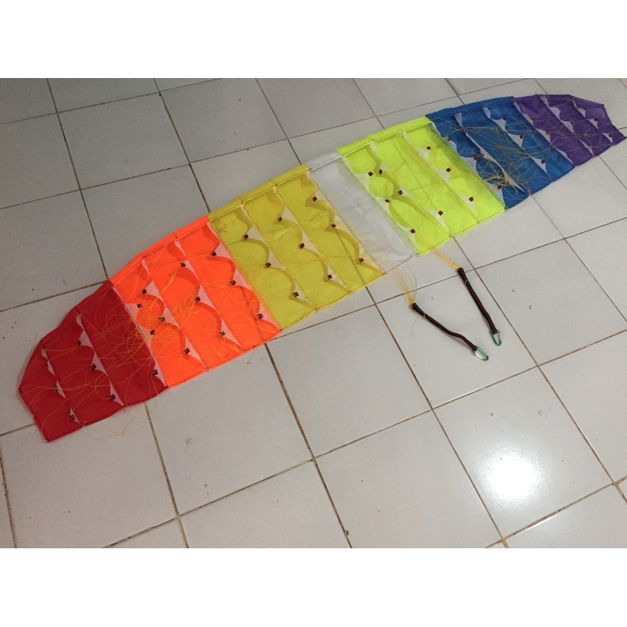 Ready Parasut Rc Paramotor Paralayang Only ws 2 meter includ tali PE Rc Pesawat Heli