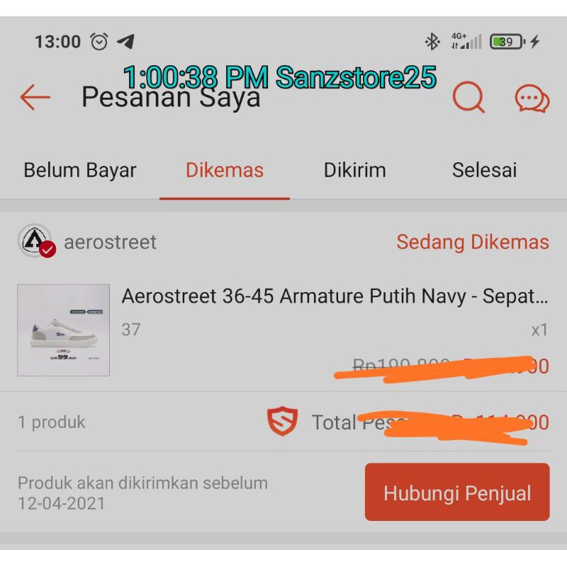 Sepatu Aerostreet x Rowndivision Size 37