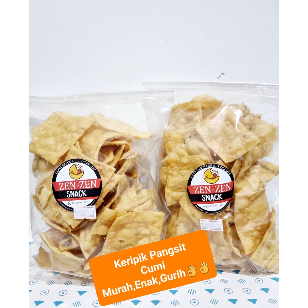 

KERIPIK PANGSIT CUMI-CUMI 200GR MURAH,RENYAH,GURIH,ENAK