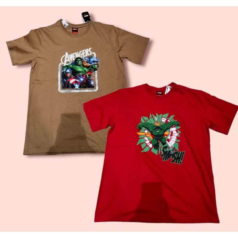 kaos kekinian merk marvel,barang original dari matahari dept.store
