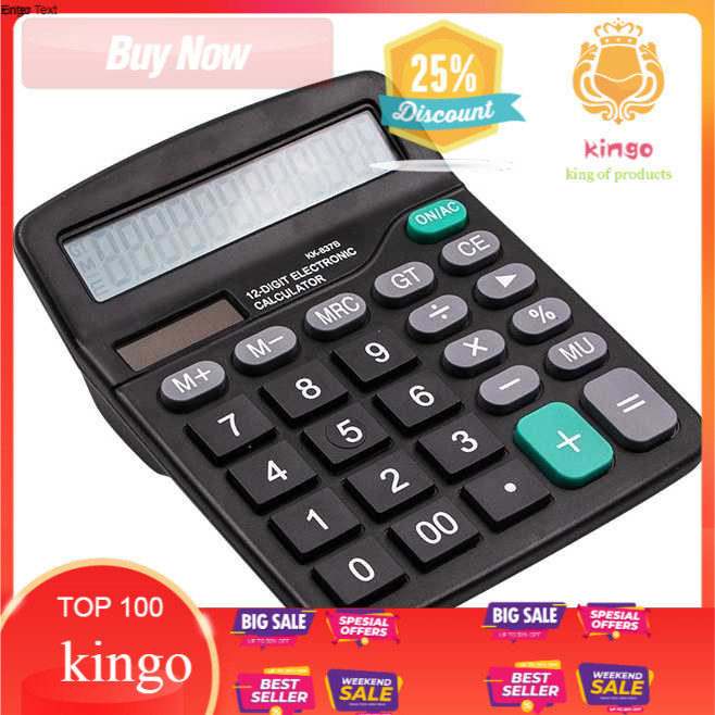 

Kalkulator Elektronik 12 Digit - KK-837B BEST PRODUCT