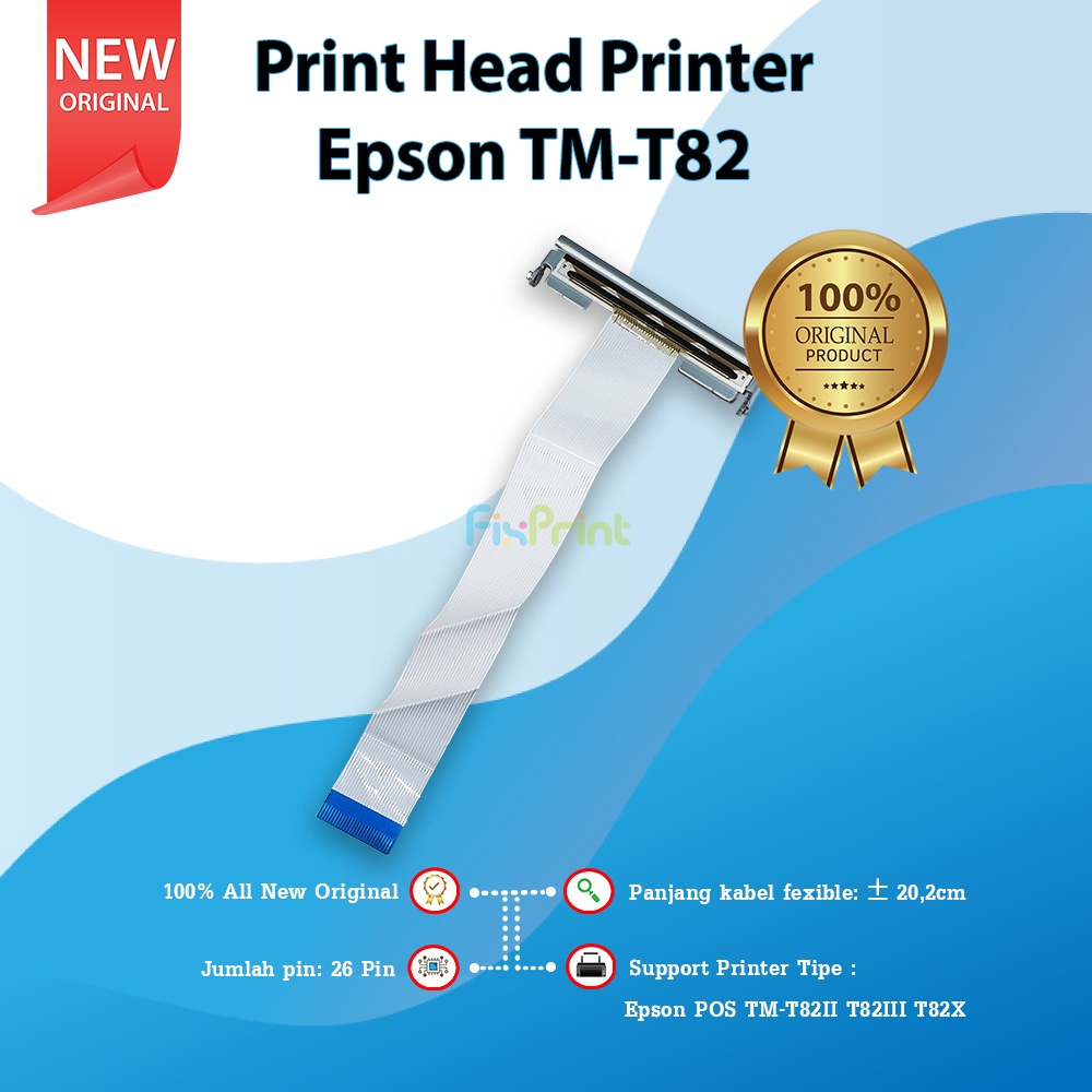 Print Head Printer Epson TM-T82 Printhead TMT82 TMT 82 TM T82II T82III