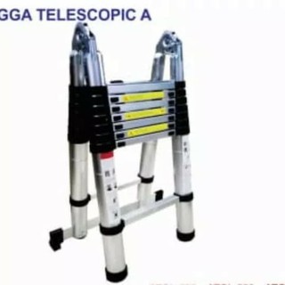 Tangga Aluminium Teleskopic Telescopic 5.6m 2.8+2.8 STEADY lipat Alu #2