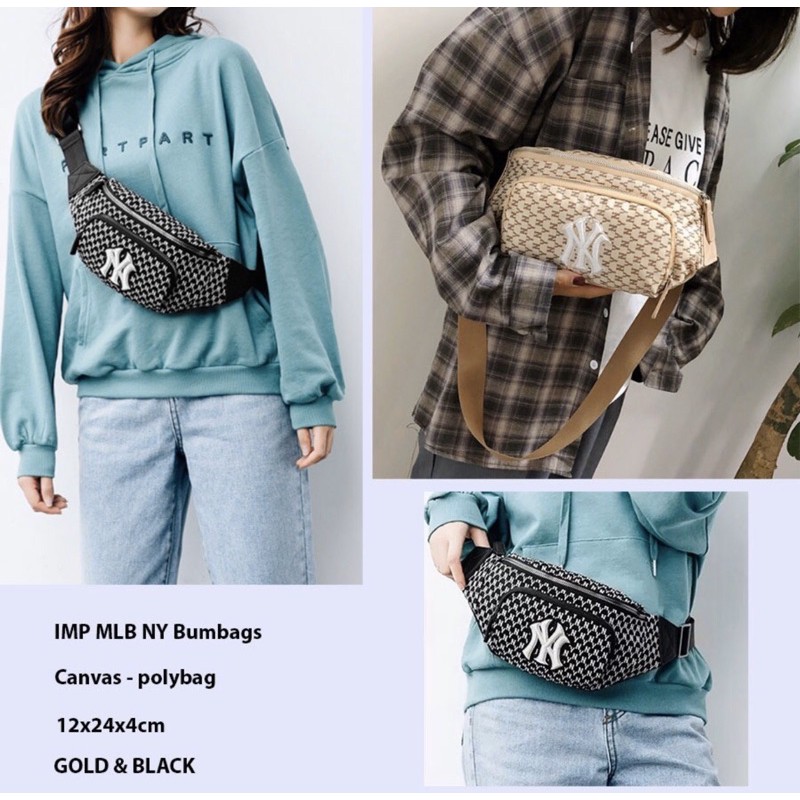 NEW WAIST BAG MLB NY TAS SELEMPANG SLEMPANG PINGGANG
