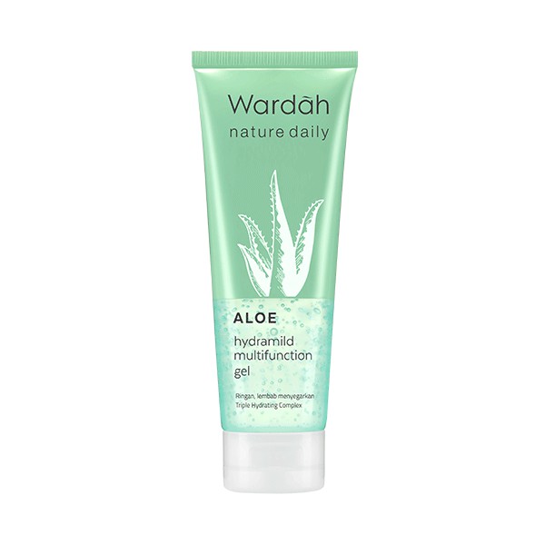 WARDAH Nature Daily ALOE Hydramild | Facial Wash / Moisturizing Cream / Multifunction Gel 100ml