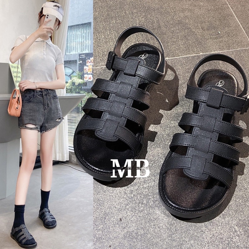 SANDAL JELLY SLOP WANITA TALI GLADIATOR 2118