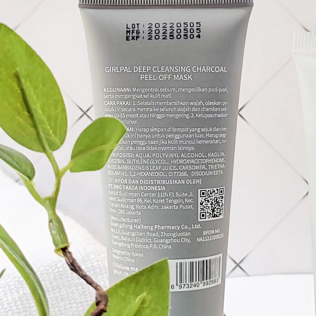 [READY BPOM] GIRLPAL Centella Asiatica Peeling Gel / Charcoal Blackhead Remover Mask/ FACE PEELING