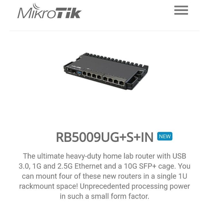 Mikrotik RB5009UG+S+IN RB5009 RB5009UG