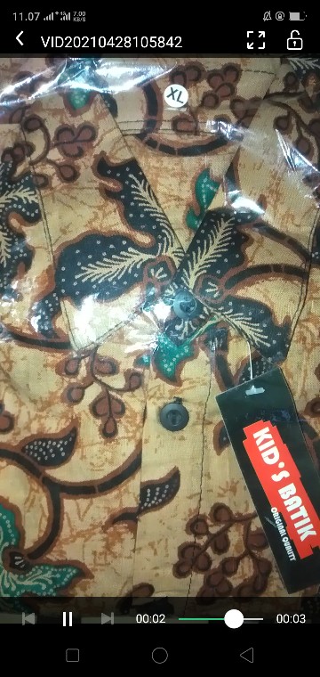 Kemeja Batik Anak Laki-laki Lengan Panjang Usia 1-13 Tahun Batik Premium Kualitas Super Harga Murah