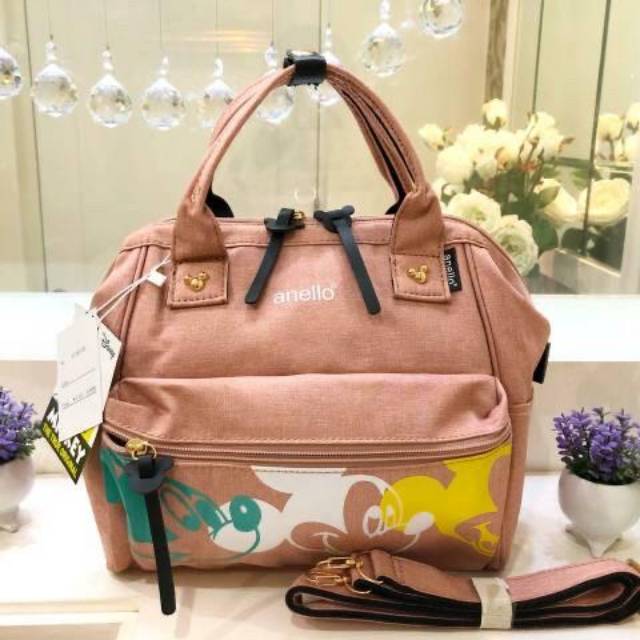 Tas Selempang Anello Mickey 3 Fungsi