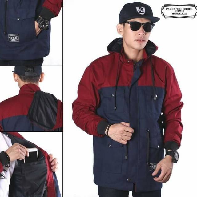 PREMIUM ORIGINAL(REALPIC)BERKUALITAS BAJU ATASAN JAKET PRIA PARKA BEST SELLER