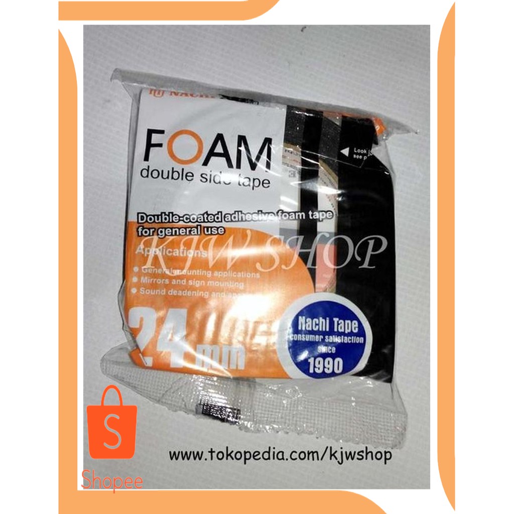 

Dijual tools DOUBLE TAPE NACHI 24mm FOAM 20DEZ Murah