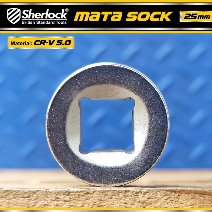 Kunci Shock 25 mm 6 PT / Sherlock Mata Sok/Sock 1/2 inch