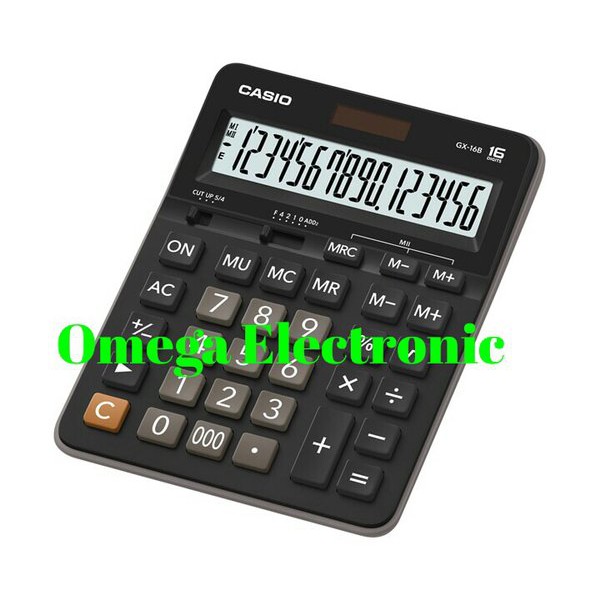 

Casio GX 16S - Calculator Desktop Kalkulator Meja Kantor Office GX-16S 16 Digit